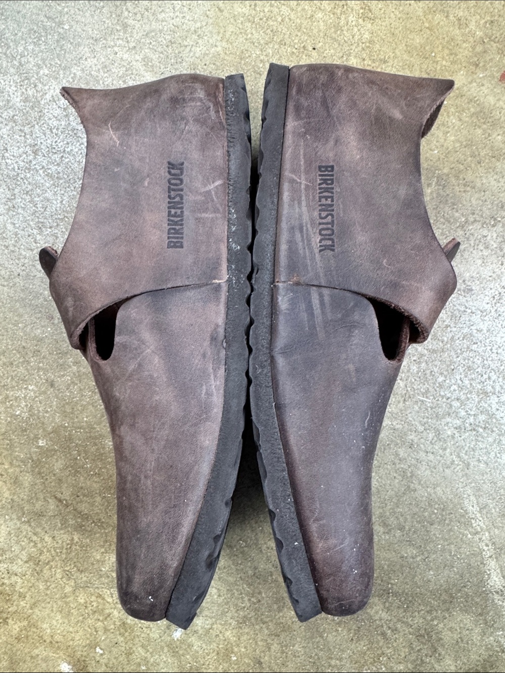 Birkenstock London Brown oiled  Slip-On Clog  shoe with Buckle
Size: 38 - Picture 2 of 11
